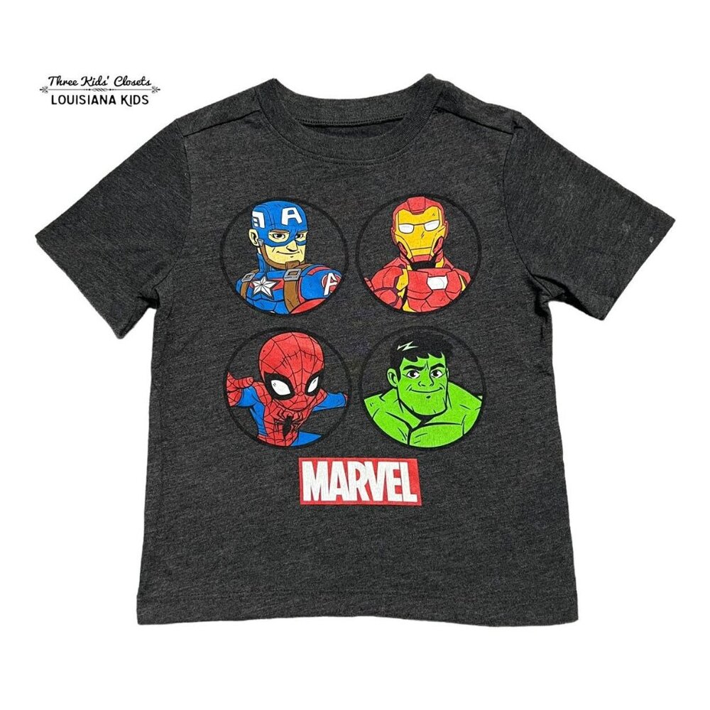 Old Navy Collectibilitees 3T Marvel Superheroes Shirt